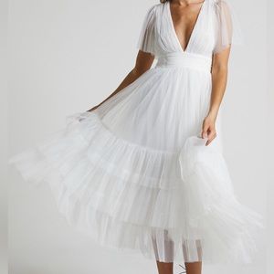 Showpo Tuelle Midi Dress Size 8